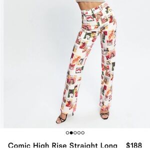 Reformation comic book jeans
